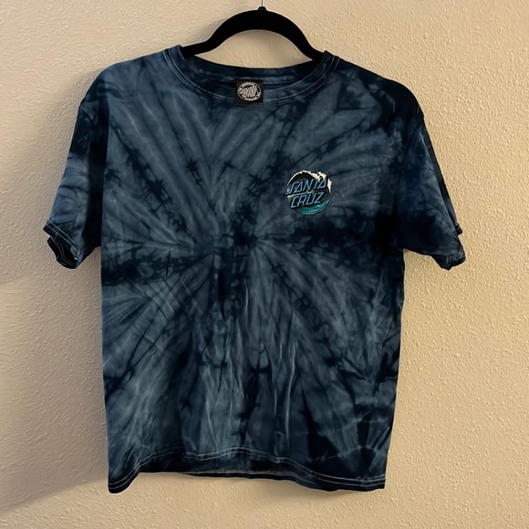 Santa Cruz Skateboards Other - COPY - The Original Santa Cruz Skateboards blue tie dye Tee